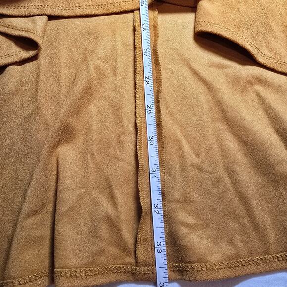 Maeve by Anthropologie Faux Suede High Low Skirt - Picture 11 of 12